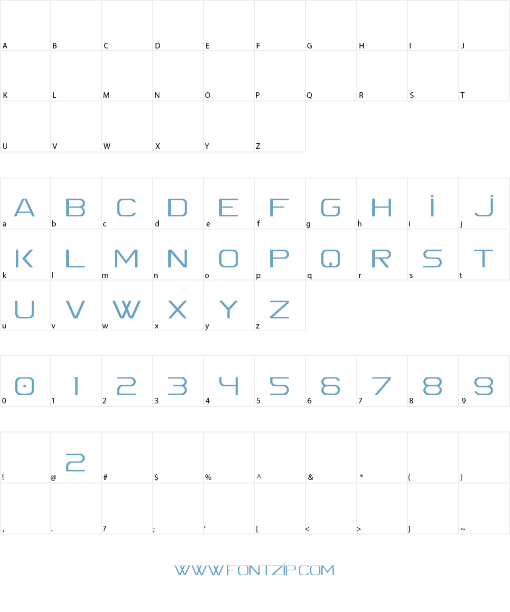 Spac3 Font Character